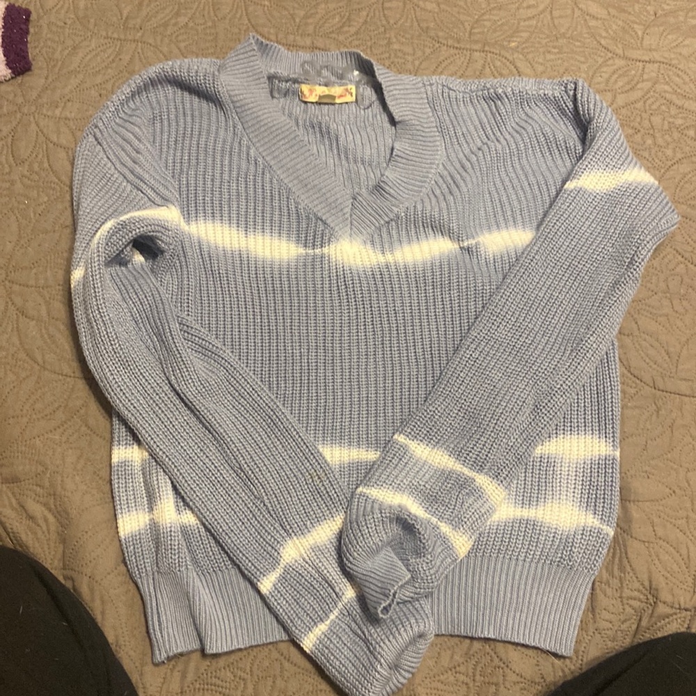tye dye sweater. from boutique. never worn but no tags.